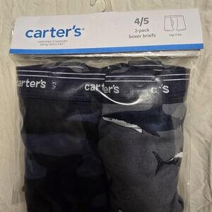 NWT Carters 2 Pack Boys Underwear 4/5